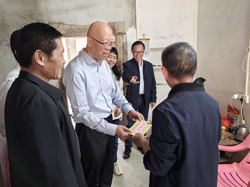 范利辉到挂钩点揭西县坪上镇开展春节前慰问活动